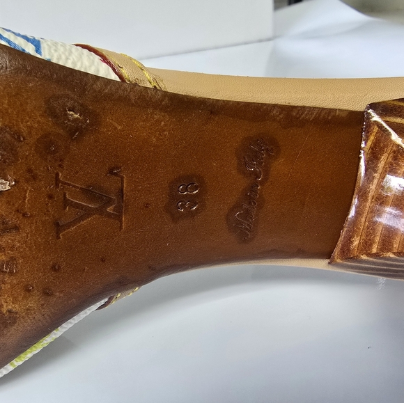 Louis Vuiitton Takashi X Murakami Multicolor mules 38 - Picture 10 of 12